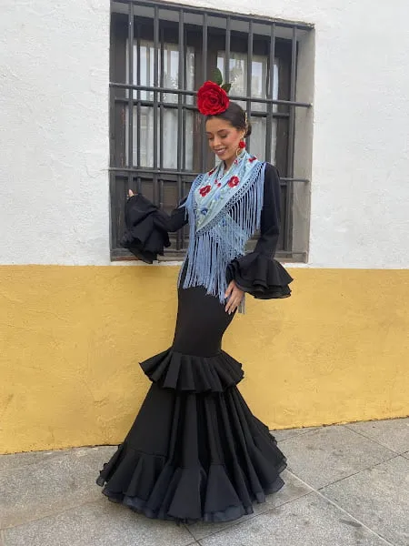 Viva La Feria Juncal robe flamenca canastera