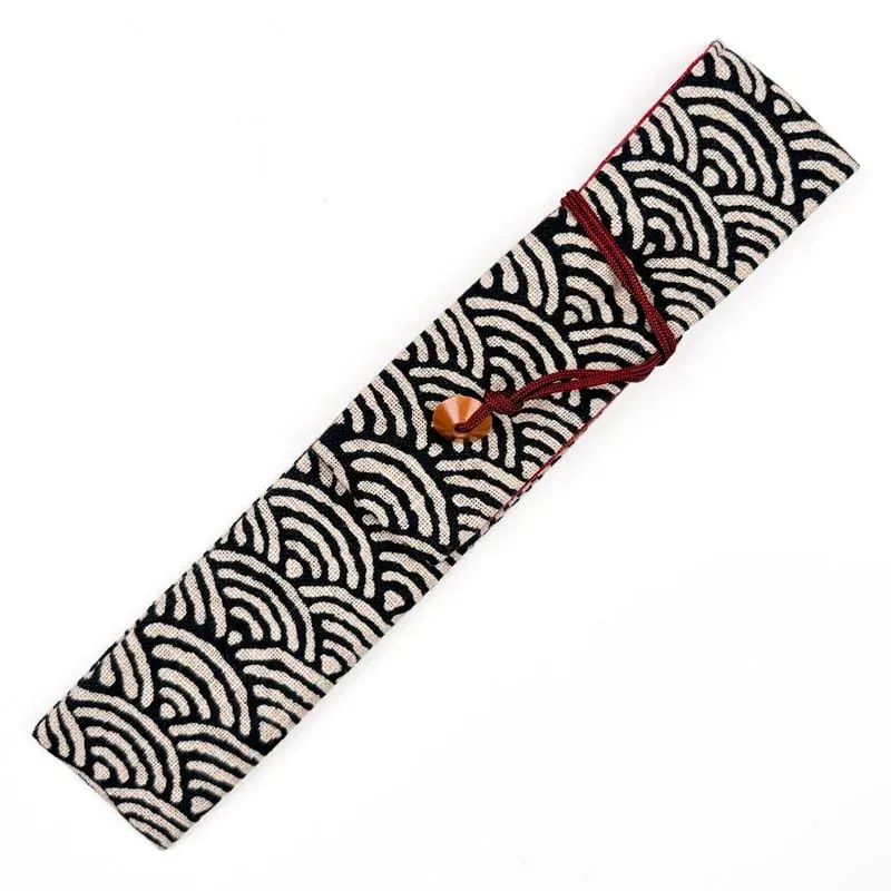 Japon style Éventail pochette tissu japonais