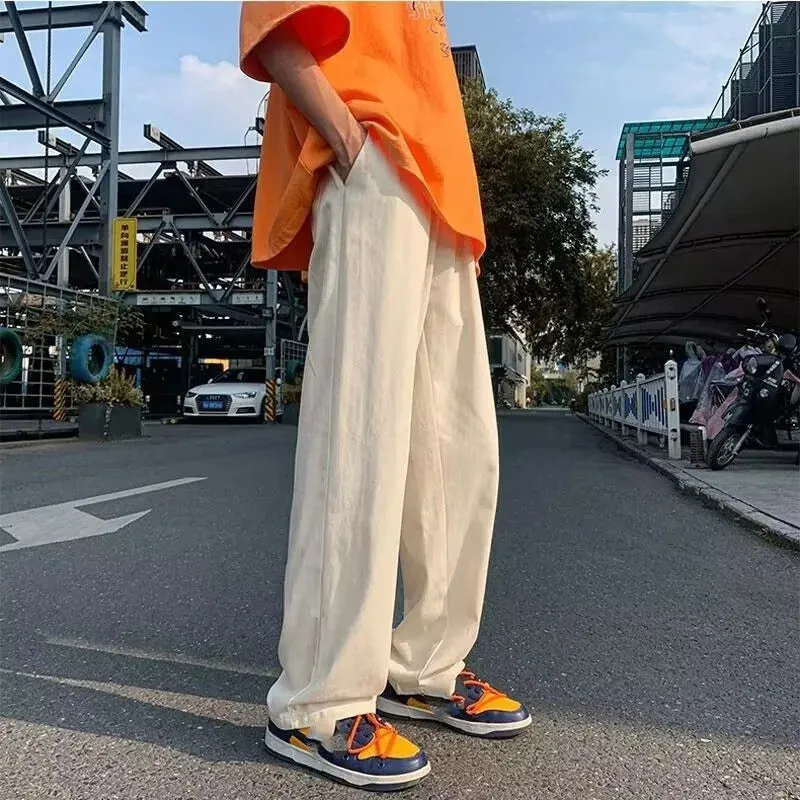 Esprit du Japon pantalon japonais coton ample wide-leg streetwear