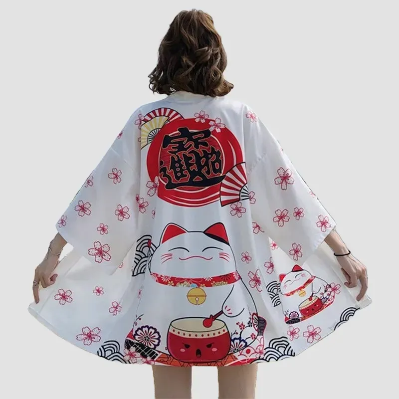 Japon style Veste Légère Kimono Femme veste kimono bohème