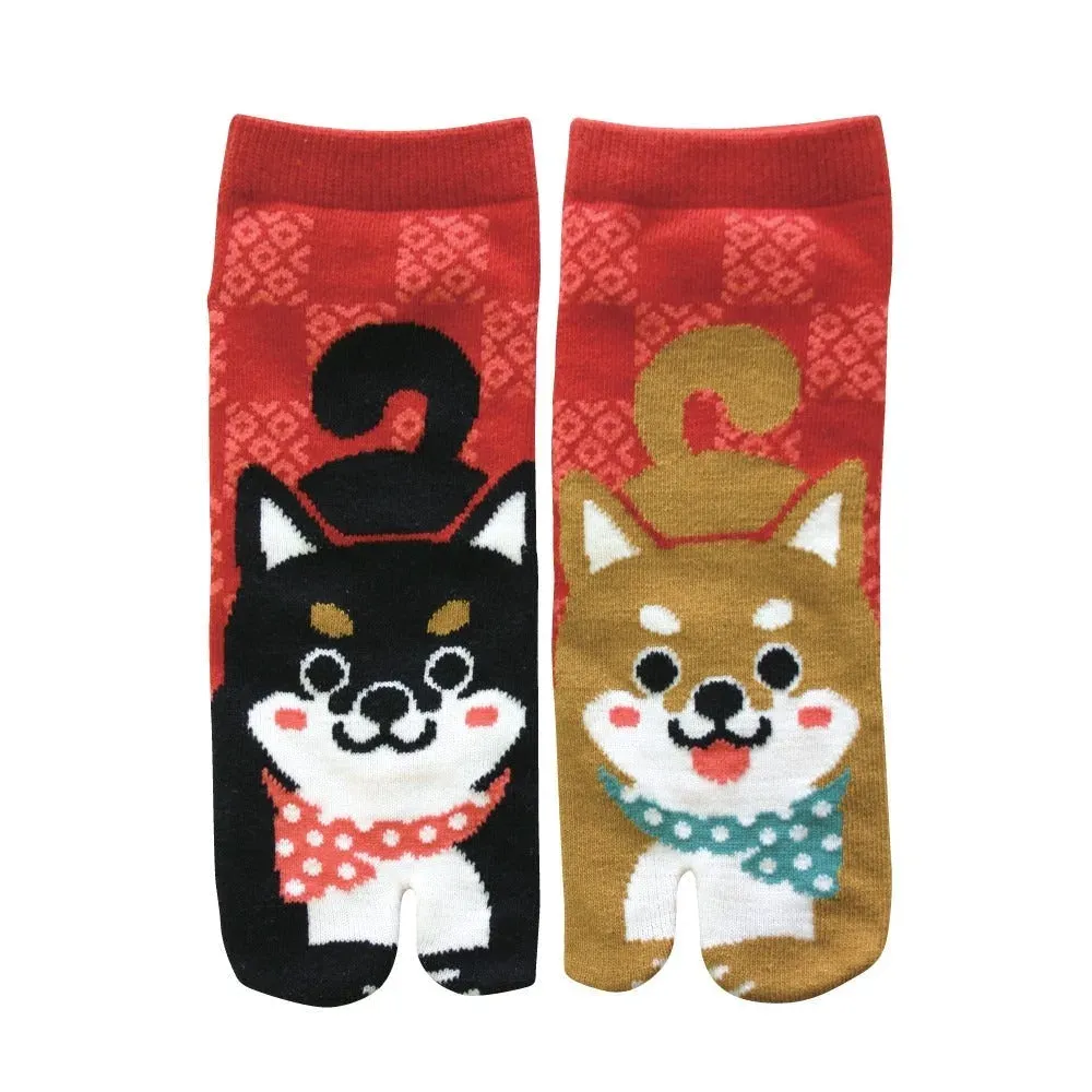 Japon style Tabi chaussettes à deux doigts