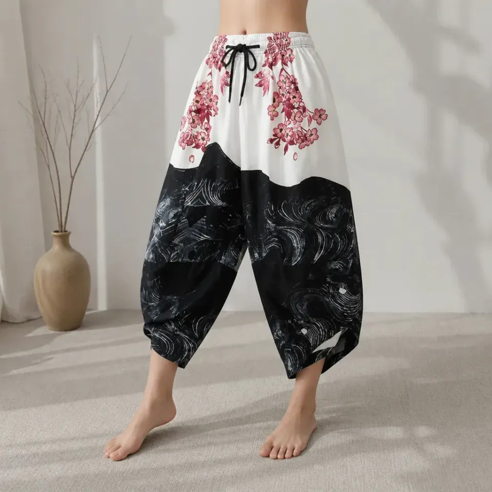 Esprit du Japon Pantalon Jogging Streetwear Japonais Yoko