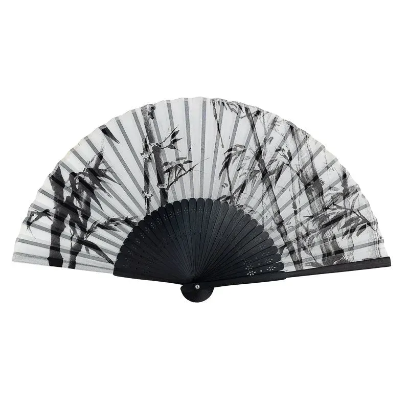 Japon style éventail japonais bambou soie pliable