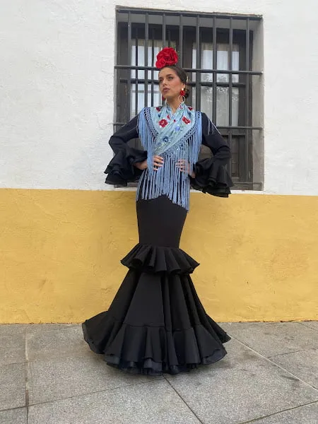 Viva La Feria Juncal robe flamenca canastera