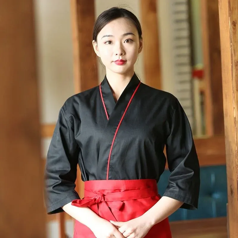 Japon style Niigata veste de chef japonaise