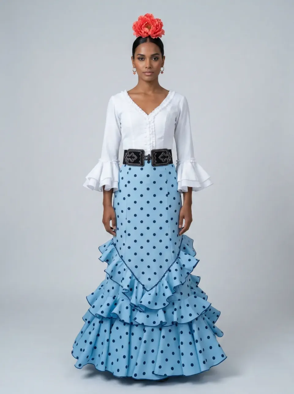 Viva La Feria Romero jupe rociera à pois