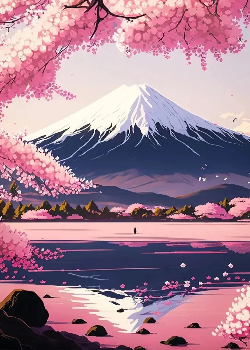 Japon style Tableau Mont Fuji