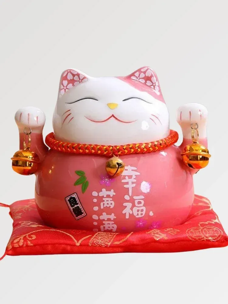 Japon style Maneki Neko tirelire porte-bonheur