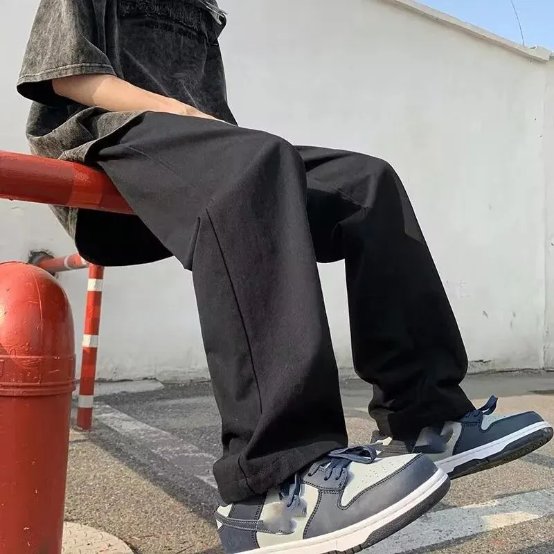 Esprit du Japon pantalon japonais coton ample wide-leg streetwear