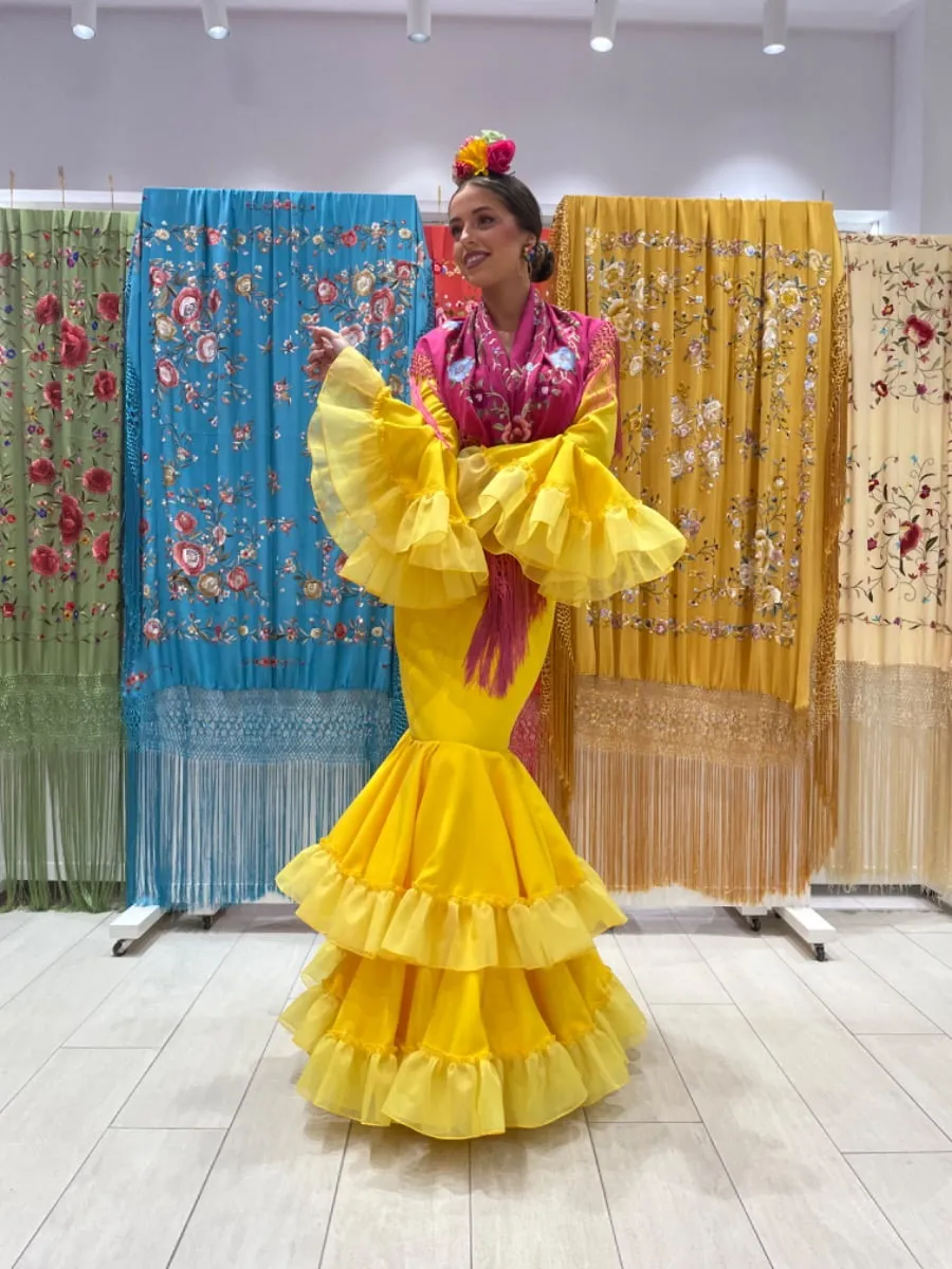 VIVA LA FERIA Ambar robe flamenca