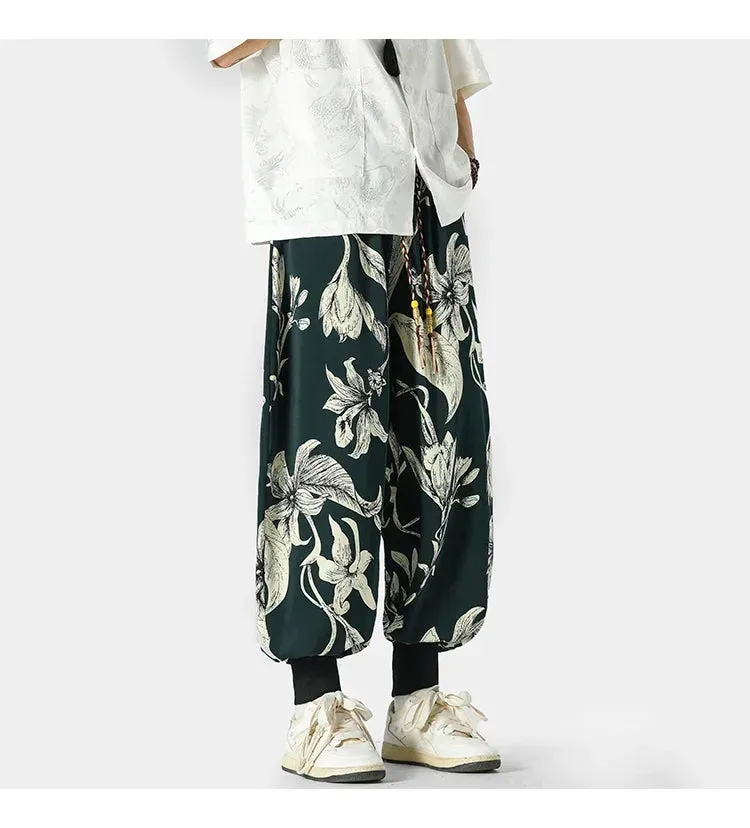 Japon style Pantalon Nikka pantalon japonais ample