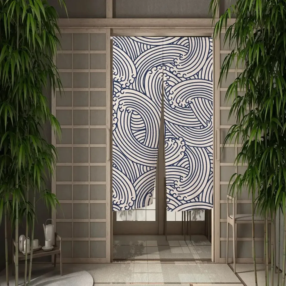 Japon style kaze noren japonais zen