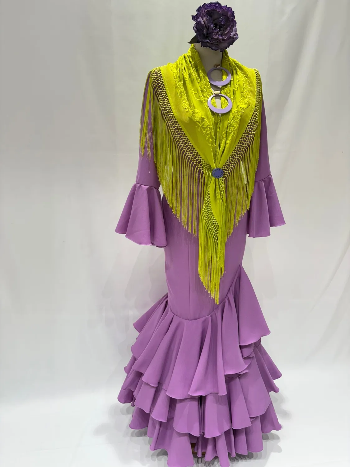 VIVA LA FERIA robe flamenca stretch