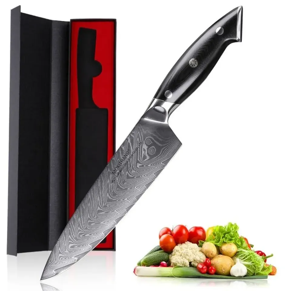 Japon style Hiromi Gyutoh Damascus couteau damas 67 couches