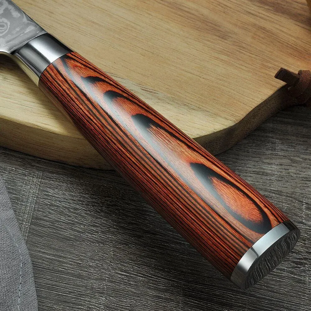 Japon style Damascus Shunbetsu couteau cuisine