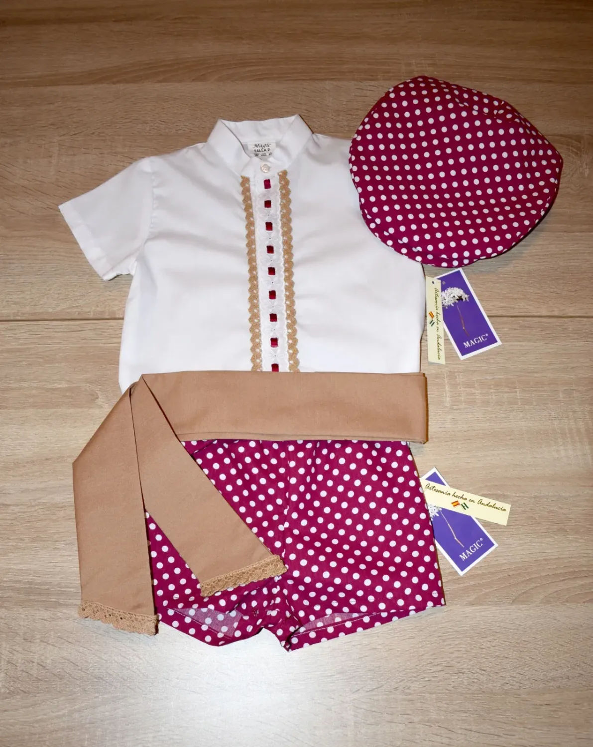 Viva la Feria Mateos costume campero garçon 4 pcs