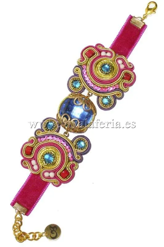 VIVA LA FERIA bracelet pierre bleue
