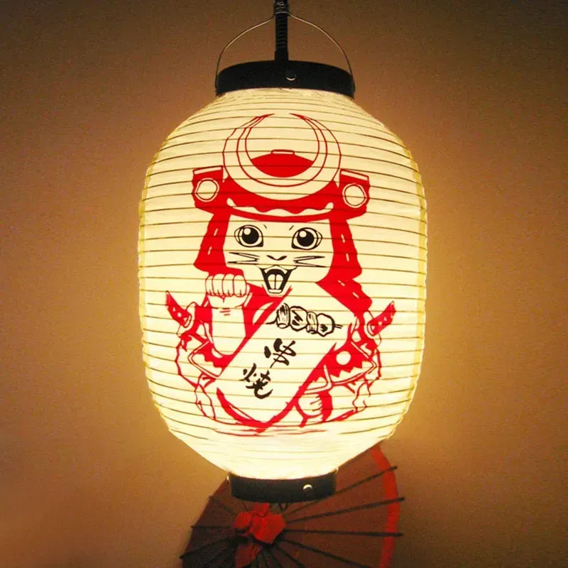 Japon style Lanterne Chat décorative kawaii