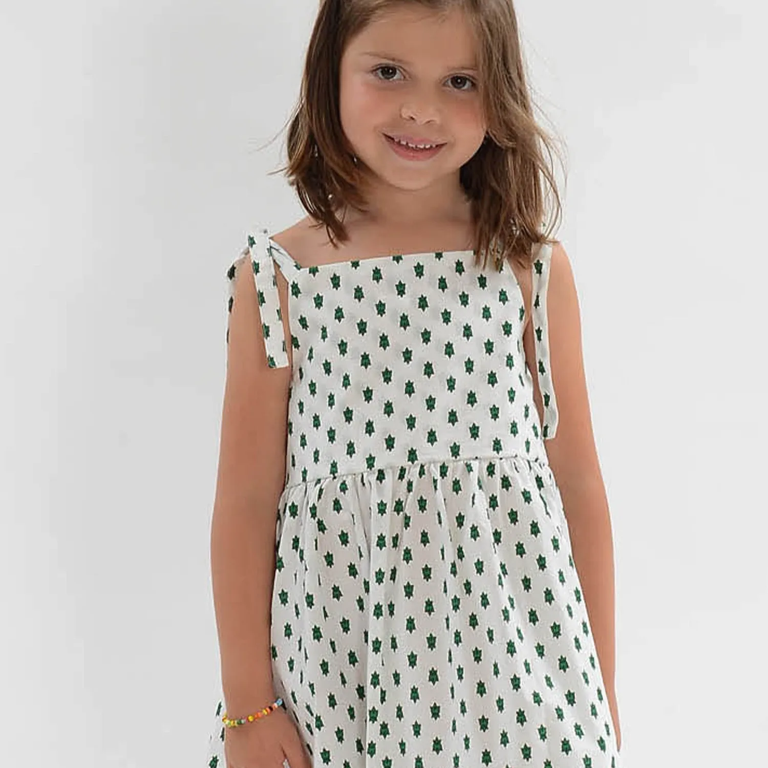 Mistral Calanque Mosca robe popeline coton fillette