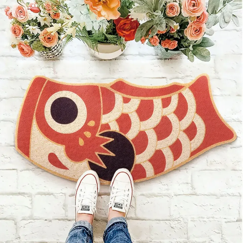 Japon style Koi tapis japonais motif carpe