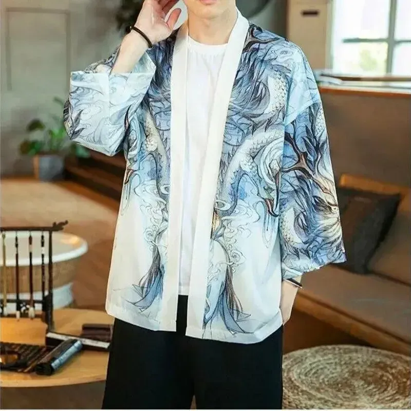 Japon style Dragon édition Kaïto kimono homme dragon