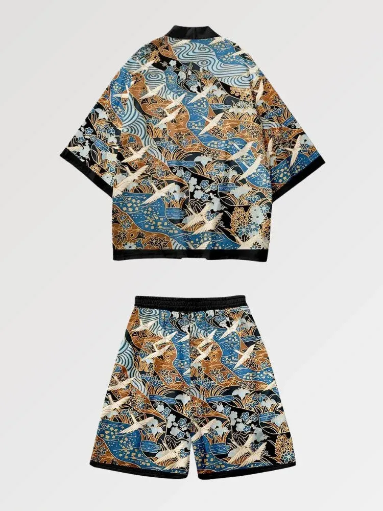 Japon style Saisho ensemble kimono traditionnel cérémonie