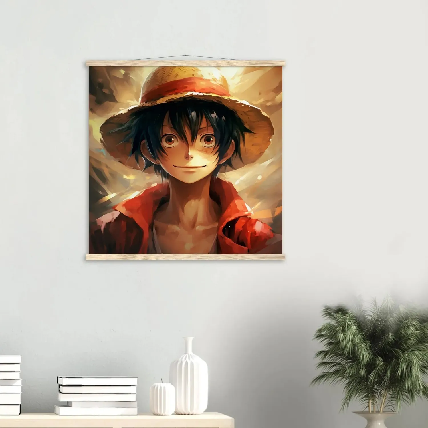 Japon style One Piece Luffy Monkey D tableau