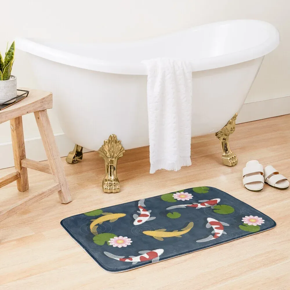 Japon style Tapis De Bain Japonais carpe koi