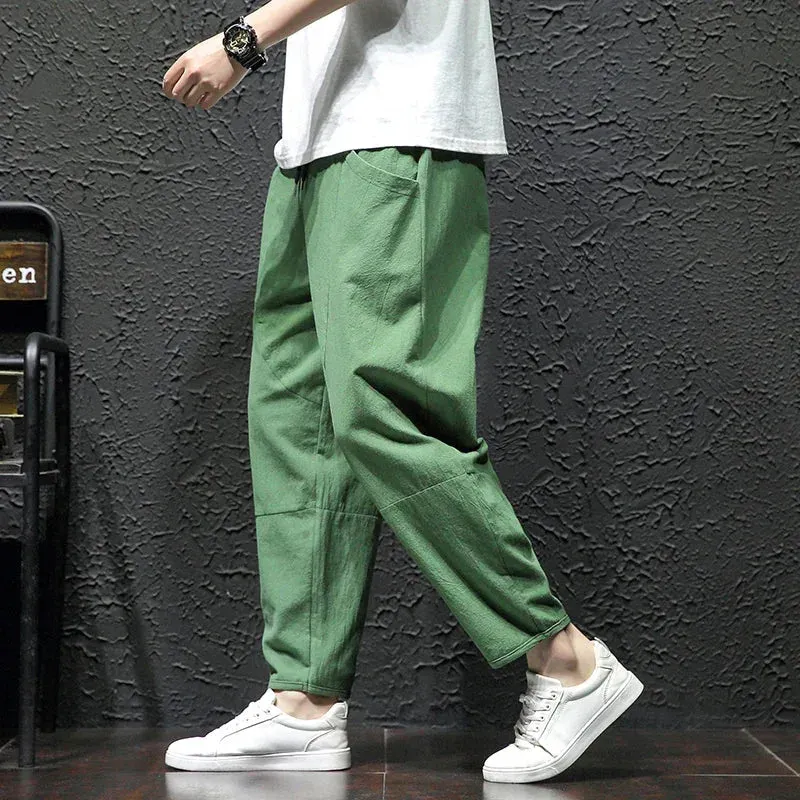 Japon style shinbo pantalon large esthétique japonaise