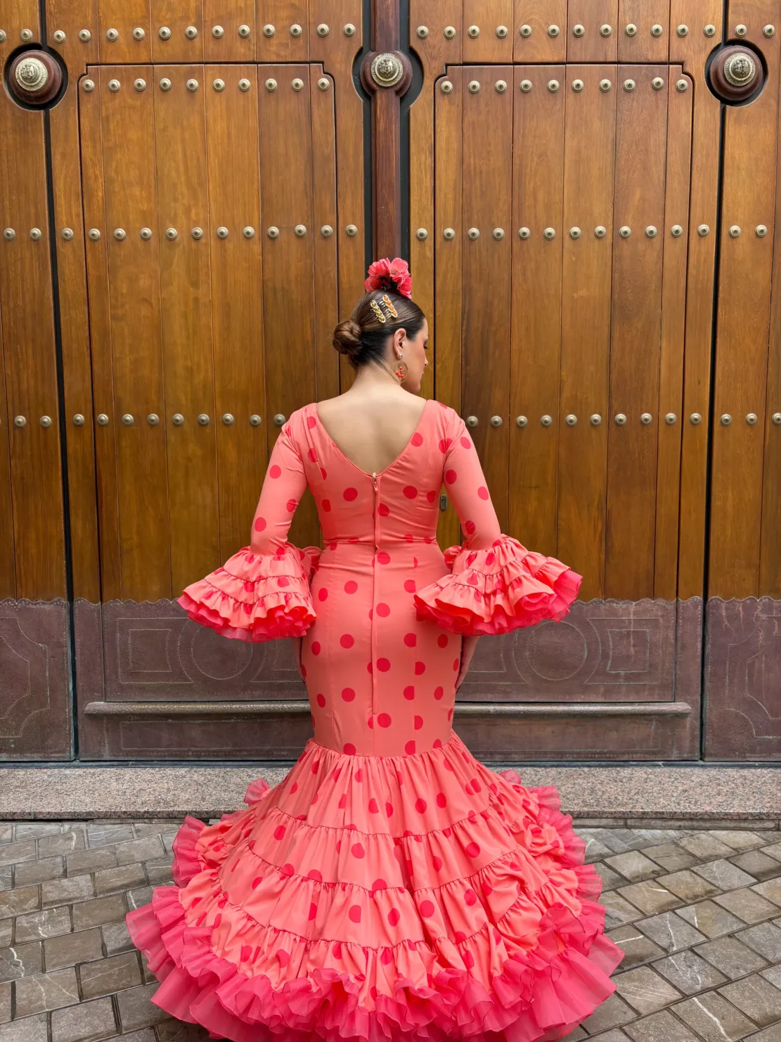 Viva La Feria Aroma robe flamenca canastero à volants