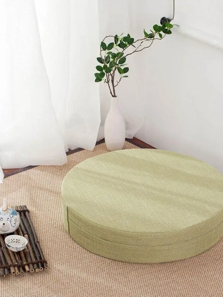 Japon style coussin japonais rond yehuga
