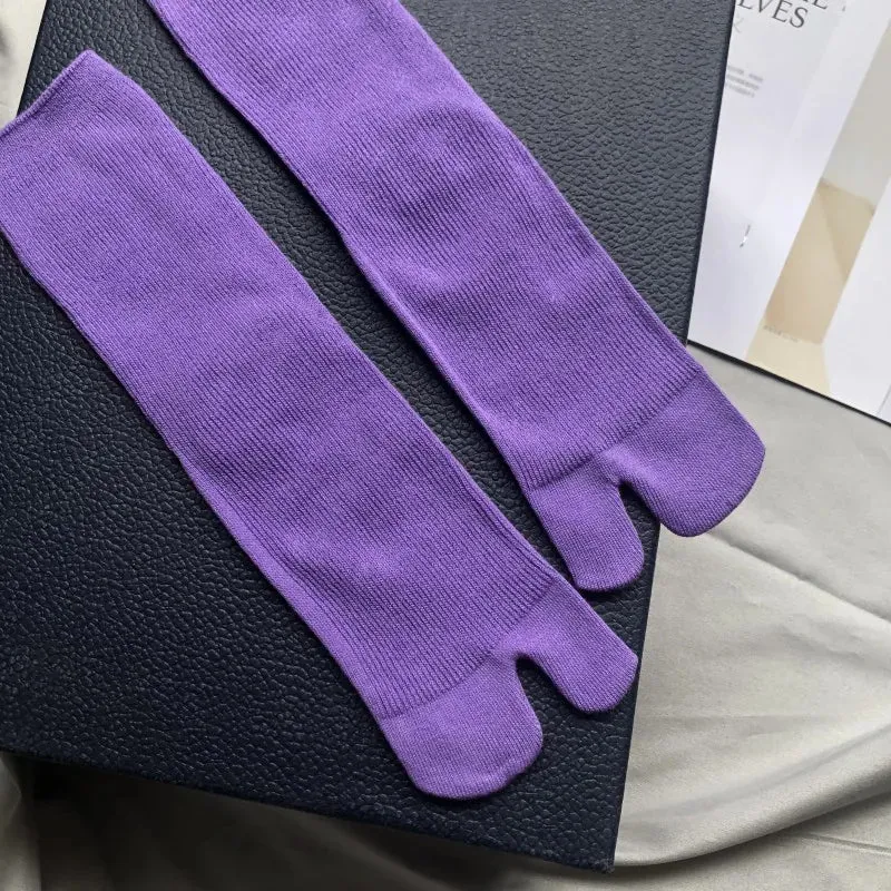 Esprit du Japon Chaussettes tabi japonaises côtelées en coton