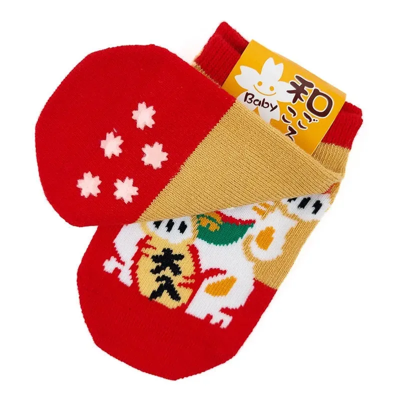 Japon style chaussettes bébé motif japonais