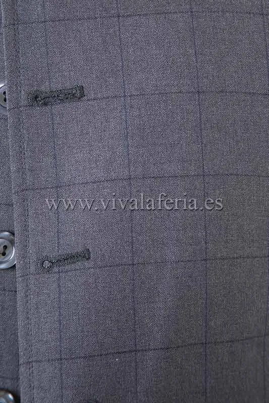 Viva la Feria Corto costume campero gris marengo