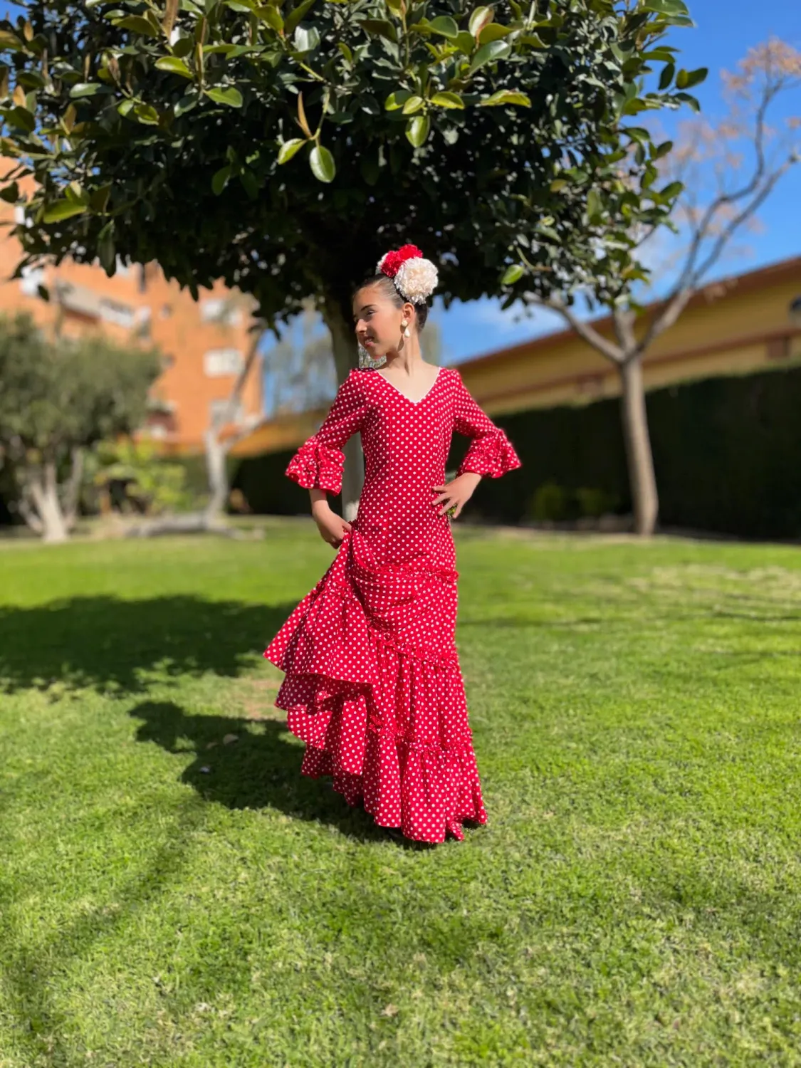 Viva la Feria Bolonia robe flamenca fille canastero
