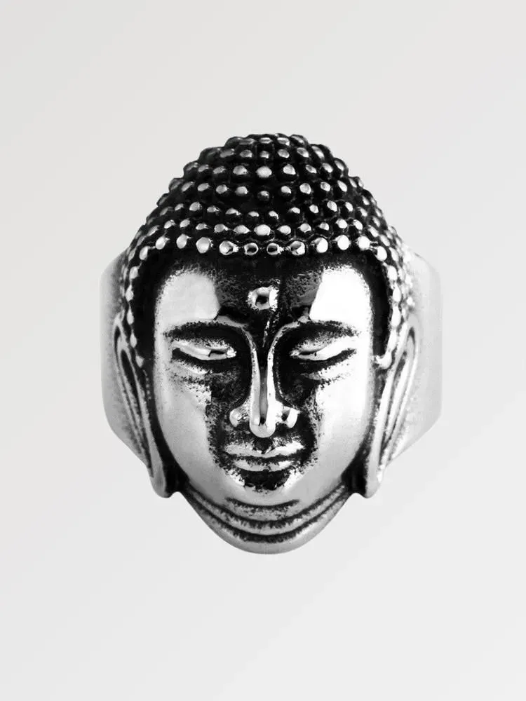 Japon style matokoya bague Bouddha sagesse et harmonie