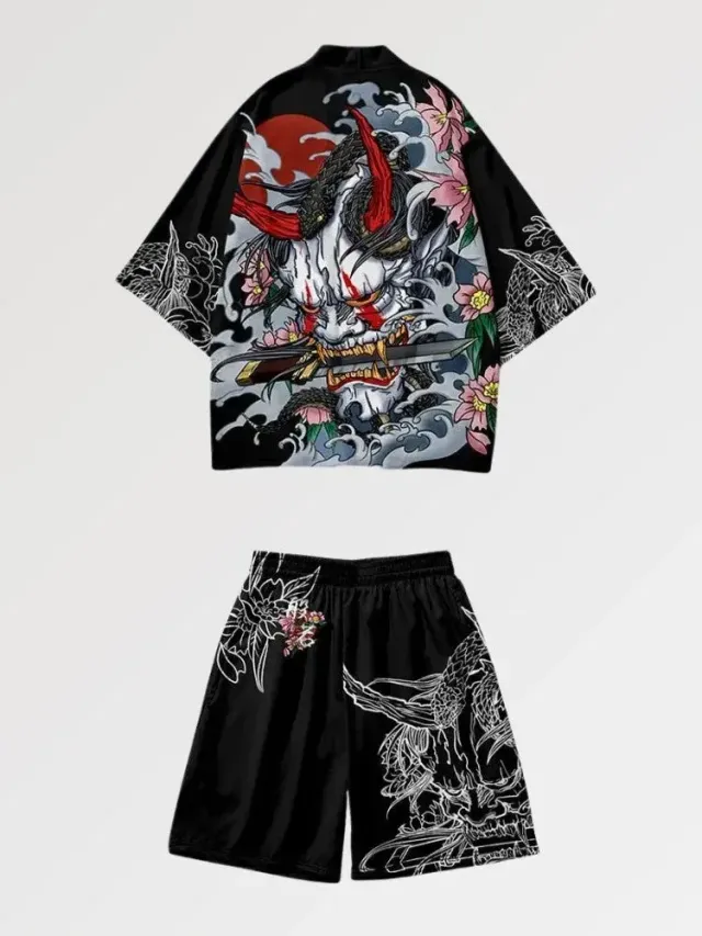 Japon style harajuku ensemble kimono V 2.5 urbain