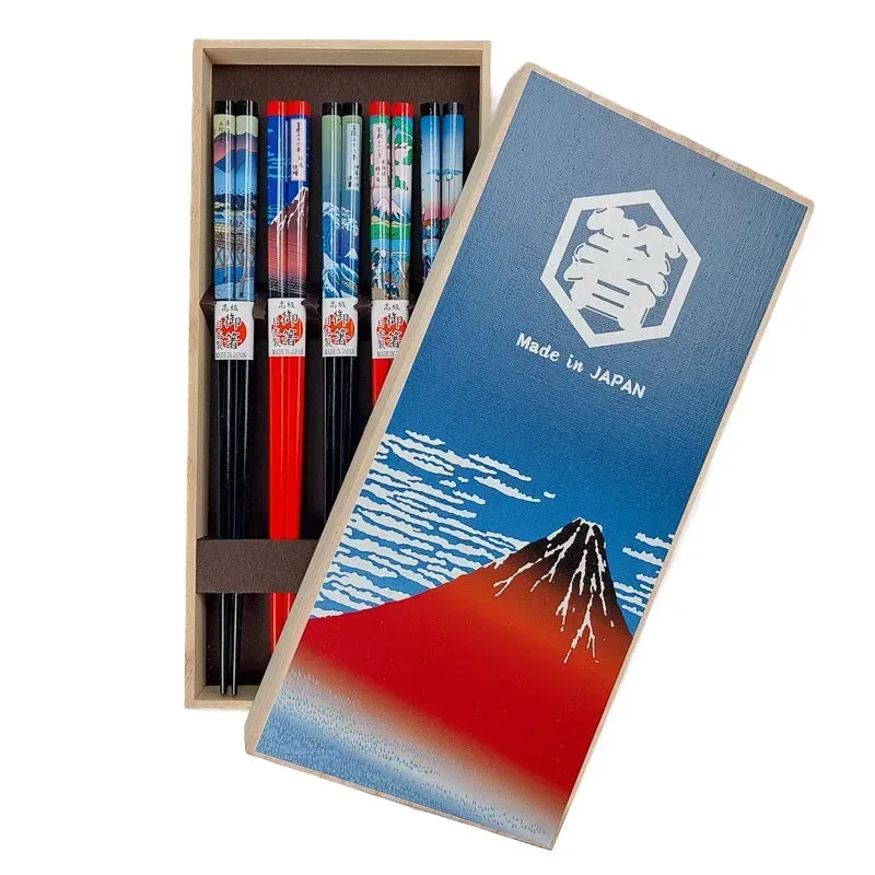 Japon style Fuji coffret baguettes japonaises