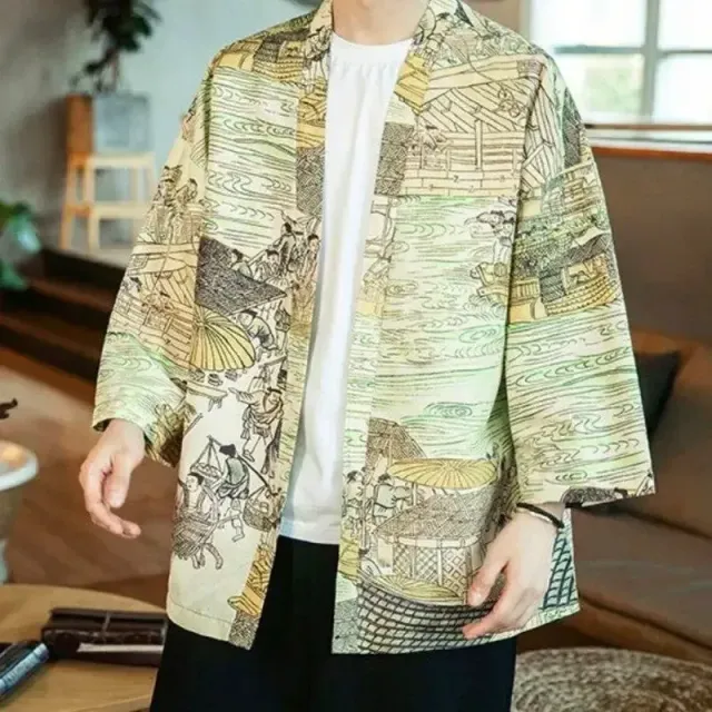 Japon style Kaïto Veste Kimono Homme