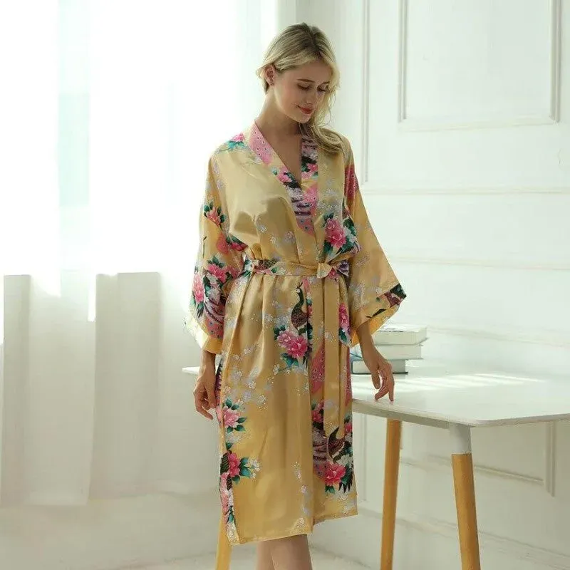 Japon style Long Pyjama Japonais Kimono pyjama