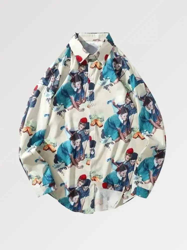 Japon style Shibetsu chemise old school homme