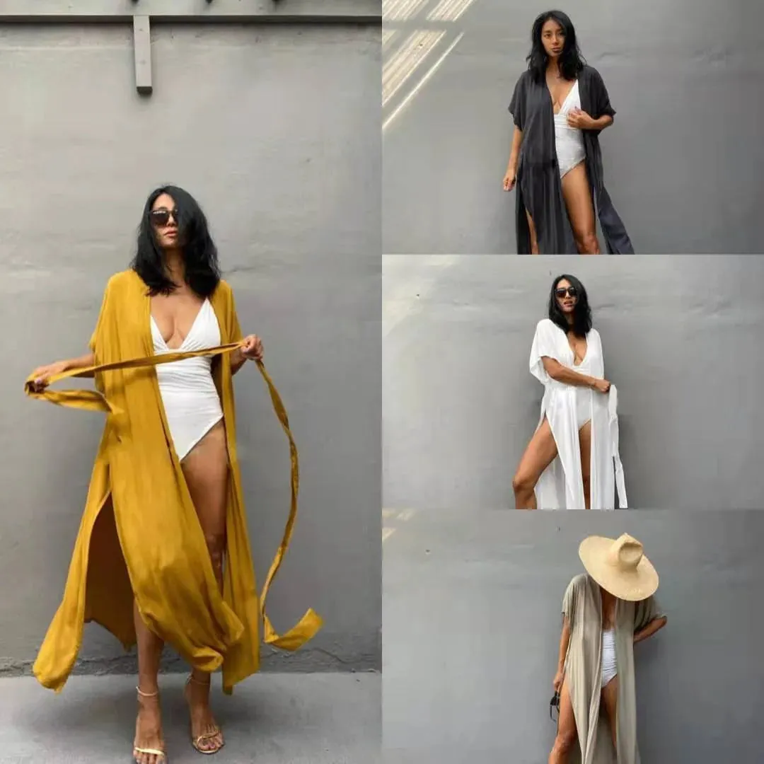Esprit du Japon Kimono Plage Ceinture à Nouer Coton