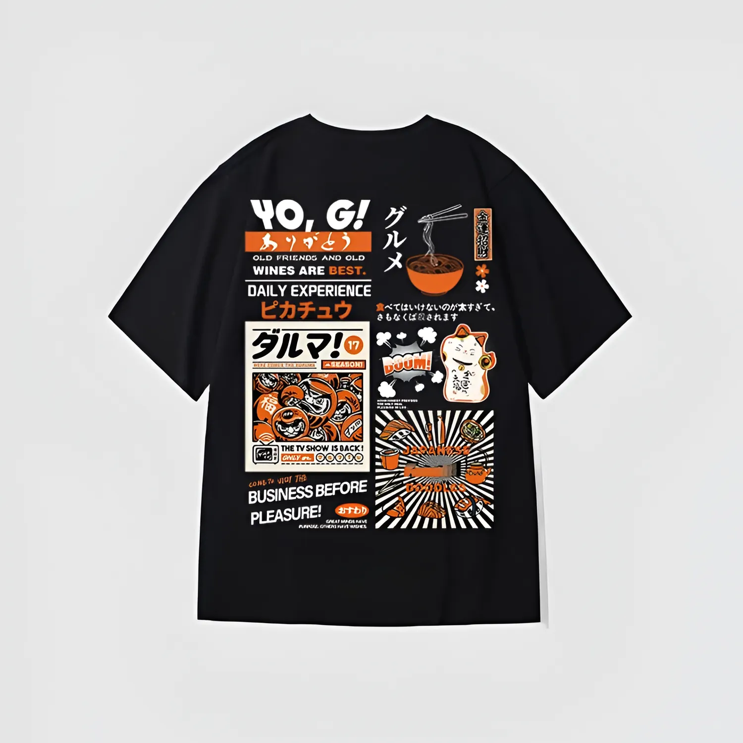 Japon style t-shirt oversize japonais
