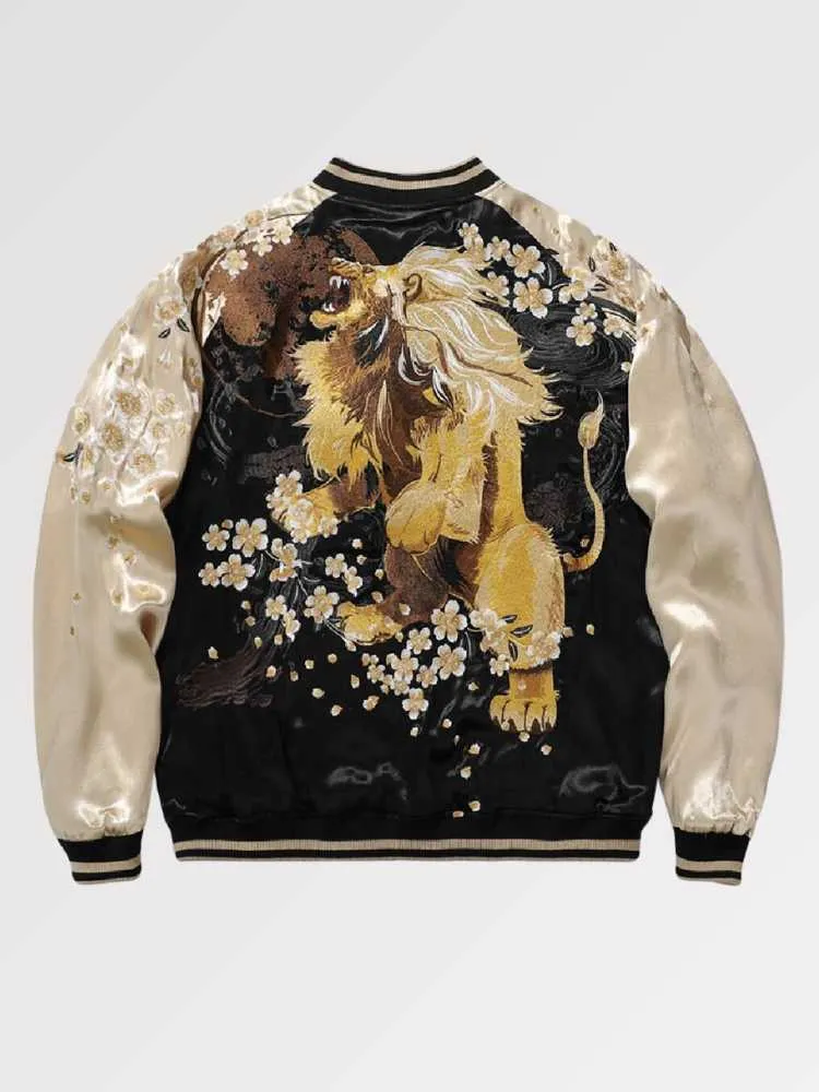Japon style Japan Tiger veste sukajan brodée