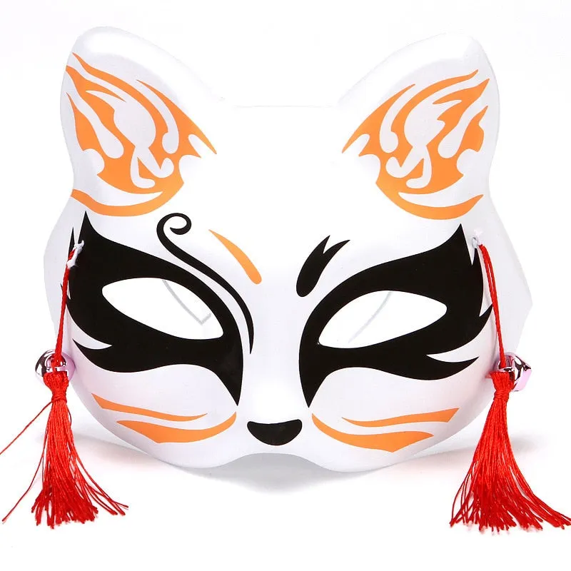 Esprit du Japon masque kitsune traditionnel résine