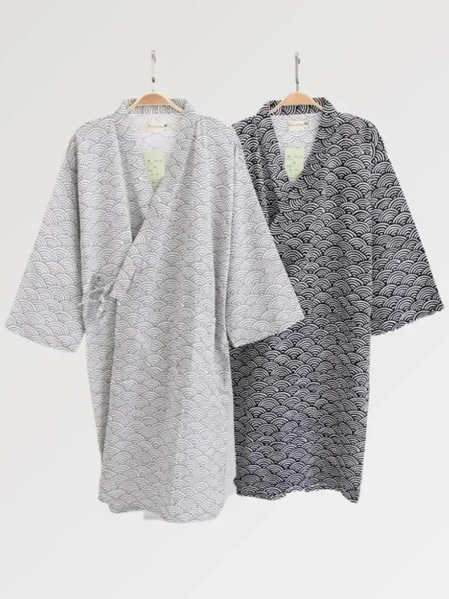 Japon style Cloud Gray pyjama homme confort