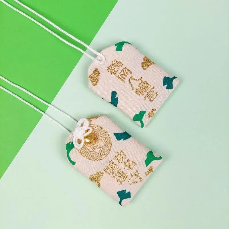 Japon style omamori feuilles de ginkgo porte-bonheur
