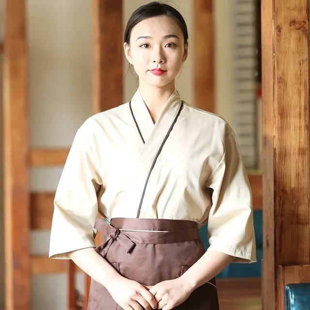 Japon style Niigata veste de chef japonaise