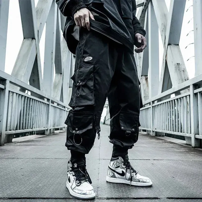 Japon style Cargo Techwear pantalon poches