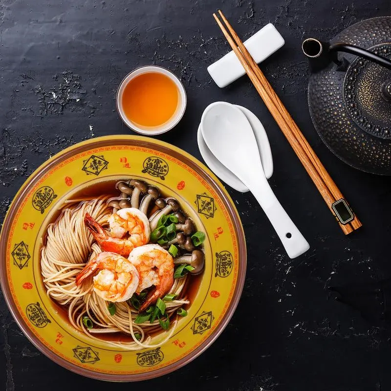 Japon style bol à ramen dragon céramique